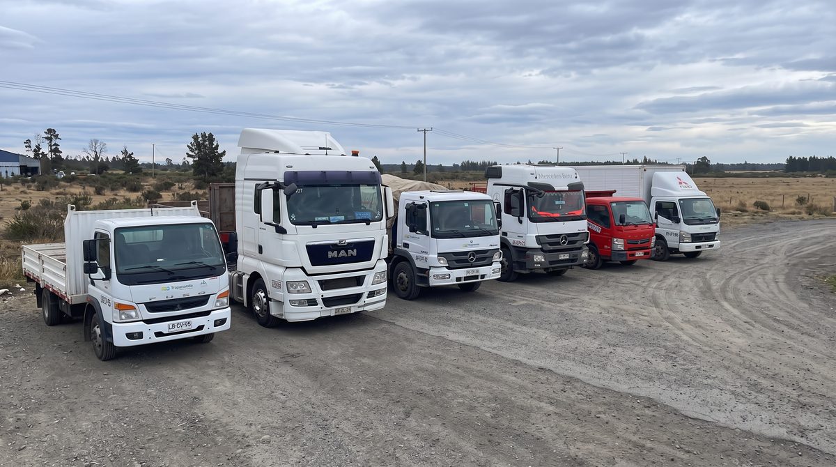 Flota certificada Trapananda en ruta